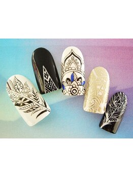 手描きアートが得意なサロン