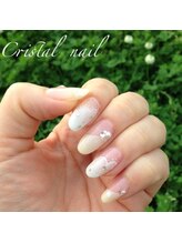 クリスタルネイル ボンベルタ橘店(CRYSTAL NAIL)/フラワーネイル