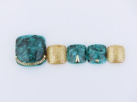 マーブルフットネイル・6600円