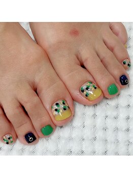 エムネイル(emu.nail)/フット　アート多めコース