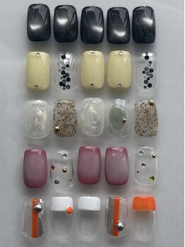 エルネイル(elle nail)の写真/個性派ネイルを楽しめるサロン!!艶感たっぷりの指先美人に♪綺麗系から個性派まで幅広いデザインが楽しめる