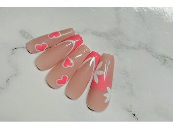 ヘブン ネイル 鶯谷(HEAVEN Nail)/ハートフラワー