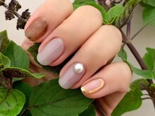 スタンダード アイネイル/ミラーネイルべっ甲ネイル￥8800