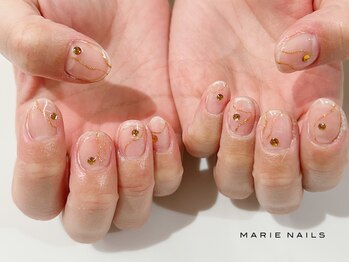 マリーネイルズ 横浜店(MARIE NAILS)/定額￥6,600 ライン 0120b