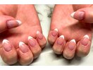 【大人気】王道フレンチネイル