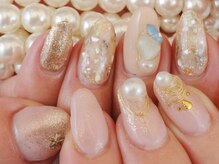 ミューアン(Mieux Un)/天然石シェル・ワイヤーパール