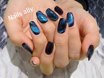 ネイルズアリー 立川店(Nails ally)/マグネット×ドラゴンズアイ