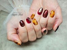 シュガーネイル(sugar nail)/こっくり秋カラー