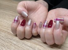 リュクス 新潟店(Luxe)/チェックネイル