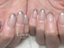 【パラジェル】ラメフレンチ