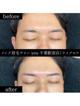 ユー 千葉駅前店(you)/メンズ眉毛/メンズ眉/千葉駅