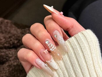 クリスマスデザインネイル