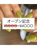 オープン記念5,000円→4000円新規特別ワンカラー、ラメグラデーション