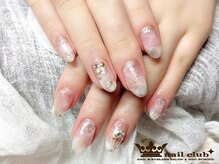 ネイルクラブ(nail club)/クリアベースのニュアンスネイル