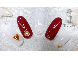 ボルドー＆べっこうネイル♪