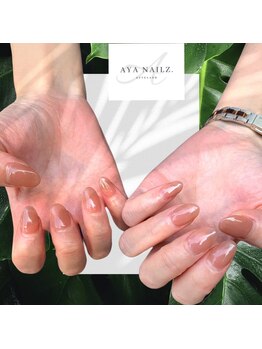 アヤネイルズ アンド アイラッシュ(AYA NAILZ.＆Eyelash)/ジェルチップ長さだしネイル