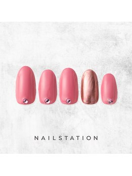 ネイルステーション ルミネ大宮店 (NAIL STATION)/シンプルネイル／パラジェル