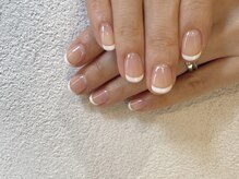 オーク 戸塚(OAK)/ショートネイル 白フレンチ