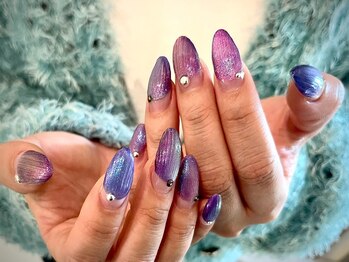 ヌル ネイル 堀江(NURU NAIL HORIE)/マグネットニュアンスネイル☆