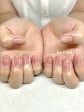 ル ソレイユ(Le soleil)/桃ネイル　byあやか