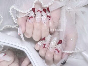 リンドネイル バイ モカ アンド ララ(Lind nail by moca and LaLa)/【mizuki】ガーリーネイル