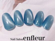 ネイルサロン アンフルール/マグネットネイルワンカラー☆