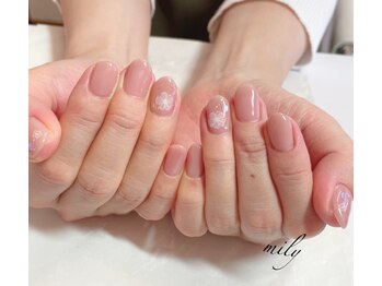 ヌーディーカラーネイル