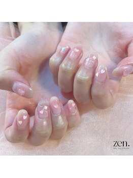 ゼン(zen.)/チークネイル×ハートホロ