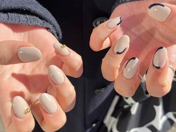 エヌズネイル 三鷹駅前北口店(n’s nail)/シンプルネイル