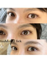 ラッシュアンドネイル リック(lash&nail Lick)/まつ毛パーマ