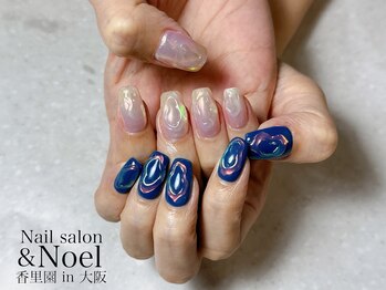 ノエル(Noel)/ネイビー×オーロラミラー