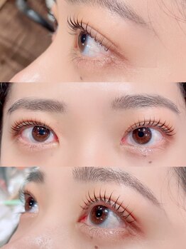 オーク アイラッシュアンドネイル たまプラーザ(OAK)の写真/ナチュラル派の方に♪自まつげを活かした美しさを！[パリジェンヌ¥5500～]★[まつ毛パーマ¥5000～]