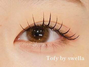 トフィー バイ スウェラ(Tofy by swella)/フラットラッシュ100本/まつエク