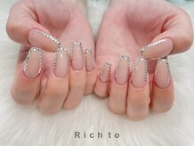 リッチ トゥ 安城店(Rich to)/ラインストーンネイル