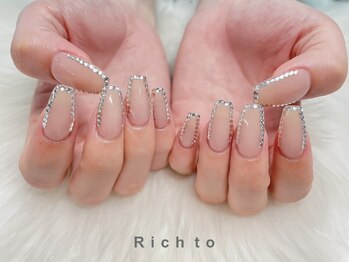 リッチ トゥ 安城店(Rich to)/ラインストーンネイル