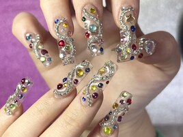 キラキラクリアネイル