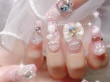 シンデレラネイル(CINDERELLA NAIL)/【スカルプ長さだしネイル】