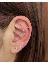 ノットイコール(≠ not equal)/miniparts ～耳つぼジュエリー～