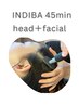 【インディバヘッド＋インディバフェイシャル45分】お顔も頭もスッキリ！
