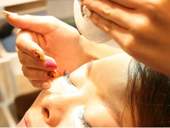 アイラッシュリゾート カハラ 国分寺店/しっかりと乾かします！