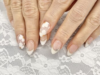 ディーネイル 京橋(D-nail)/立和名/定番白フレンチ☆