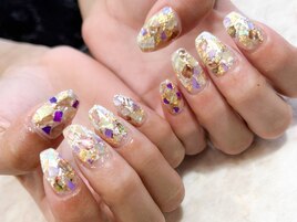 埋め尽くしネイル
