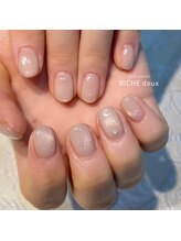 リッシュ ドゥ(RICHE deux)/お呼ばれ上品ネイル！