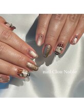 ネイルクルーノーヴル(nail Clou Noble)/チェックネイル