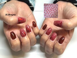 ハートホロネイル