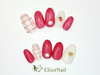 エリクサーネイル 渋谷(Elixir Nail)/定額aシンプル/クーポン使用