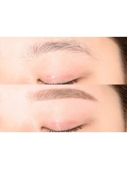 アイブロウメニューがあるサロン