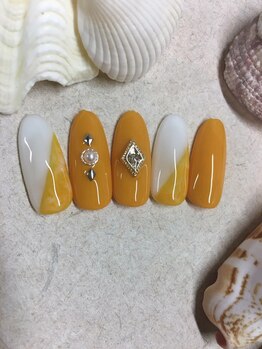 アネラ アイラッシュアンドネイル 六本木店(Anela Eyelash&nail)/☆バイカラーネイル☆