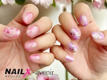 ネイリックス アヴェニール(NAILX avenir)/色違いドライフラワー