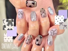 スノーフレーク(Snowflake)/定額デザイン/¥8000